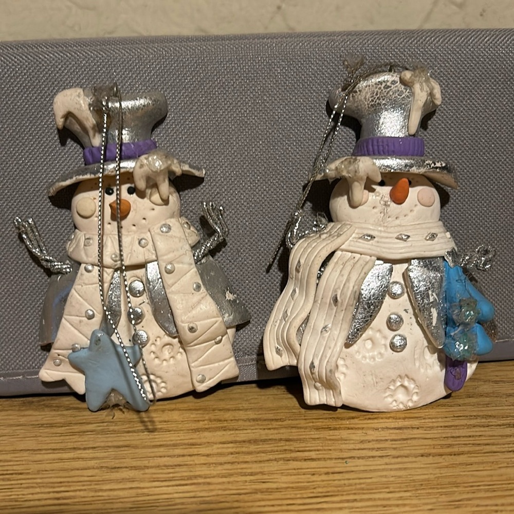 Snowman duo ornaments